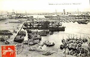 Oran- 129- travail sur les quais